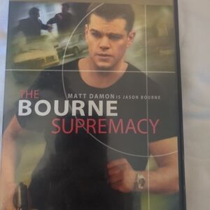 Warner Bros. The Bourne Supremacy DVD - Black and Red Cover And Bourne Identity